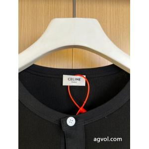 完璧なシルエット個性的なデザイン長袖TシャツCELINEスーパー コピー 品