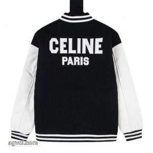 CELINE/セリーヌパッチワーク刺繍野球ウェアジャケット