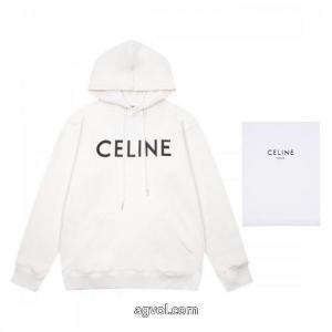 Celine2026秋冬定番ロゴ連帽デジタル直噴プリントパーカー
