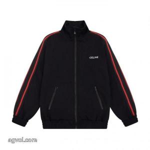 Celine2026秋冬新作高密度刺繍アルファベットロゴジップジャケット