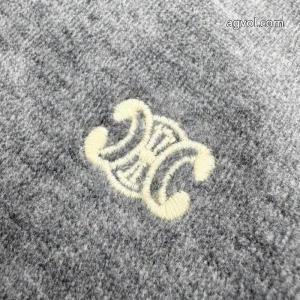 Celineの新作大人気凱旋門刺繍ベルベットコート