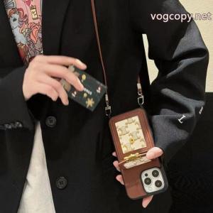 Celine・セリーヌ斜め掛けカードケース全ケースケースケースケースストラップ取り外し可能