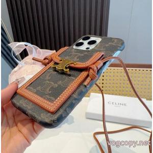 celineカードケース携帯ケース3ケース斜め掛け可能首掛け可能