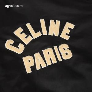 Celine23FWキャップ付き野球ジャケット綿入れの服