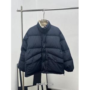 Miumiu 2026新品スタンドカラーリバーシブルダウンジャケット