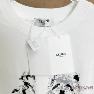 販路限定モデル 男女通用 限定特価半袖TシャツCELINEブランド コピー