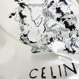 販路限定モデル 男女通用 限定特価半袖TシャツCELINEブランド コピー