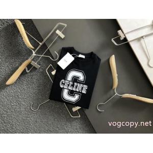 人気限定品 無造作 VIPセールで奇跡即発送半袖Tシャツブランド スーパー コピーセリーヌ