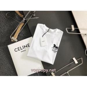 コピー 商品 ブランド格好良い 新作モデル 季節の人気アイテム半袖TシャツCELINE
