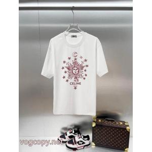 CELINE高級感の漂う逸品 今欲しいのは 魅力的ブランド コピー 着払い半袖Tシャツ