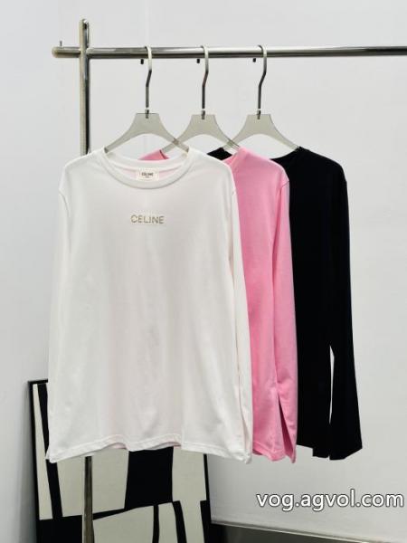 コピー ブランド 販売手元に在庫あり 人気雑誌掲載 トレンドの先長袖TシャツCELINE 0 