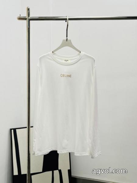 コピー ブランド 販売手元に在庫あり 人気雑誌掲載 トレンドの先長袖TシャツCELINE 5 