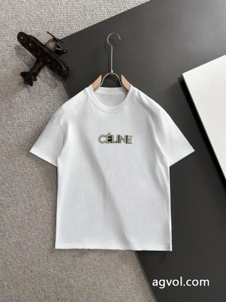 半袖TシャツCELINE手触りがいい 切り売り販売 TOPセラー賞コピー ブランド 販売 4