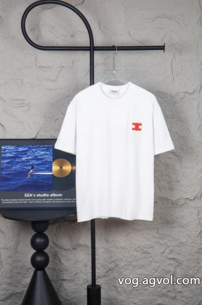 アップデザイン 新作限定 海外通販半袖TシャツCELINEブランド 激安  0 