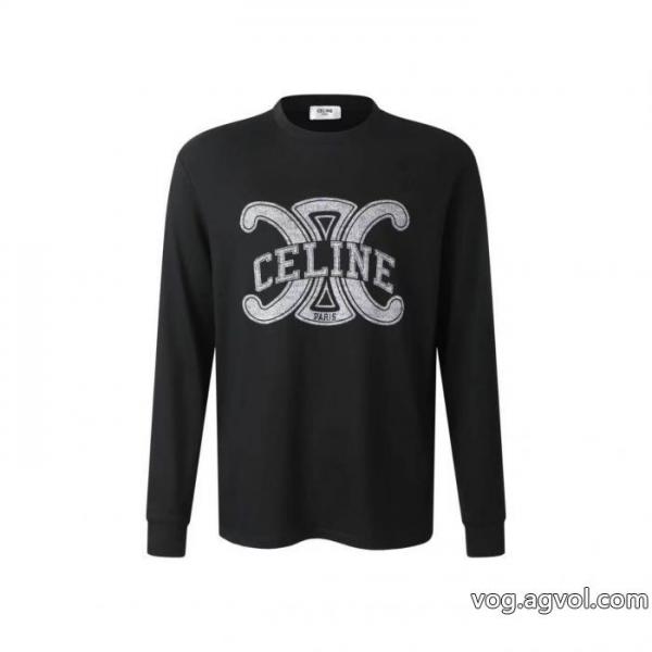 激安 ブランド新作販売開始 今シーズン新作 大注目早い者勝ち長袖TシャツCELINE 0