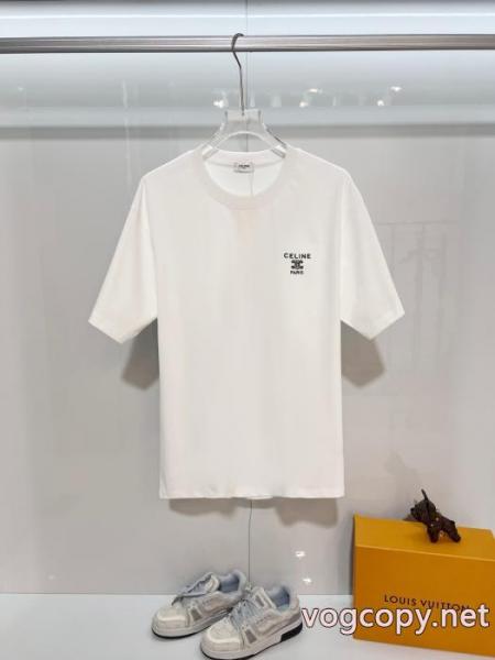 優しげ人気アイテム 必須アイテム 定番カラーブランド スーパー コピー 通販CELINE半袖Tシャツ 2