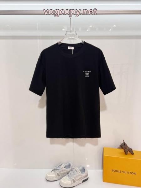 優しげ人気アイテム 必須アイテム 定番カラーブランド スーパー コピー 通販CELINE半袖Tシャツ 4