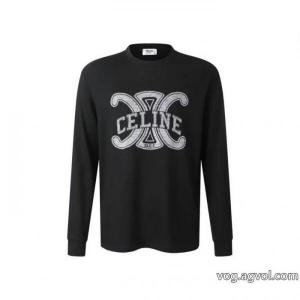 激安 ブランド新作販売開始 今シーズン新作 大注目早い者勝ち長袖TシャツCELINE