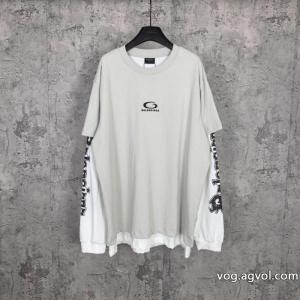 偽物 ブランド長袖Tシャツ最前線2026 数量限定 大人っぽい雰囲気balenciaga