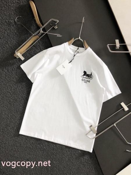 コピー 商品 ブランド格好良い 新作モデル 季節の人気アイテム半袖TシャツCELINE 5 
