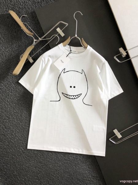 CELINE気品たっぷり 今年流行 珍しい半袖Tシャツブランド 偽物 通販 0