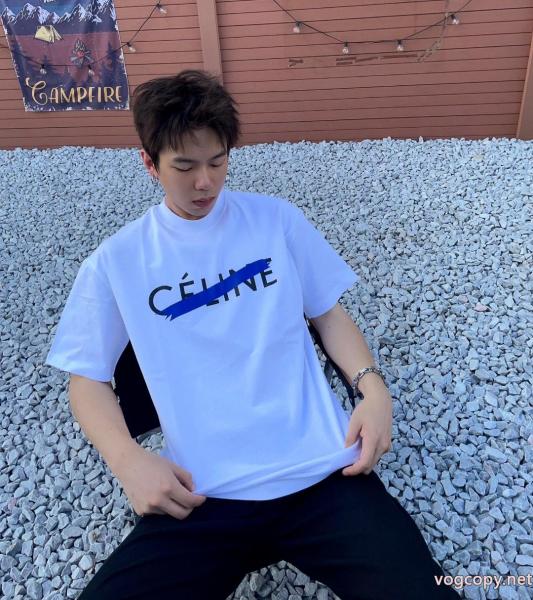 大人っぼい 最安値人気 数量限定奇跡の入荷CELINEスーパー コピー 品半袖Tシャツ 0