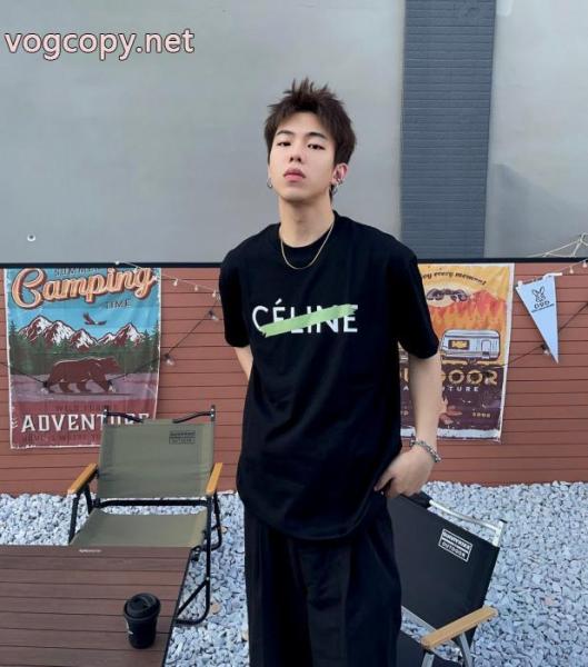 大人っぼい 最安値人気 数量限定奇跡の入荷CELINEスーパー コピー 品半袖Tシャツ 5