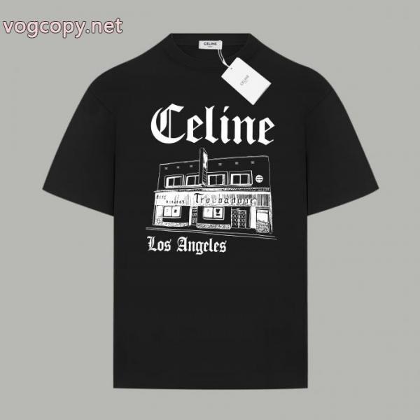 注目度抜群 上品可愛い 爆買い定番人気ブランド コピー 激安半袖Tシャツセリーヌ 4