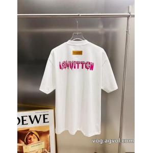 大流行中 期間限定割引中 安い激安人気新作LOUIS VUITTONスーパー コピー メンズ半袖Tシャツ
