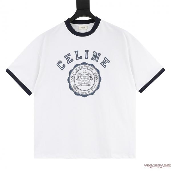 CELINE激安 通販 専門半袖Tシャツ夏に通勤などに大活躍 早い者勝ち 好評品 0 