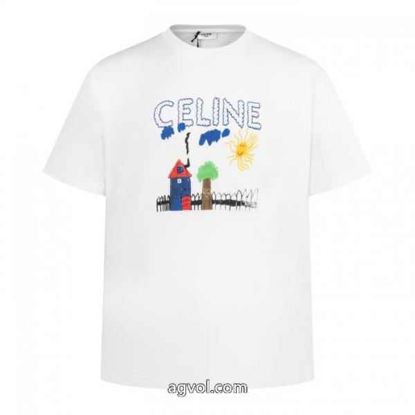 コピー ブランド 販売ハイグレード 希少大人気 大人っぼいt恤CELINE. 1