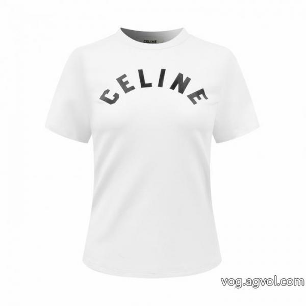ブランド コピー使い勝手の良い セレブも多数愛用 最新 話題沸騰中CELINE半袖Tシャツ 0 