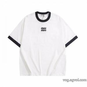 半袖TシャツMIUMIUブランド コピー 専門店機能性抜群 すぐお届け　2026新作 数量限定在庫限り