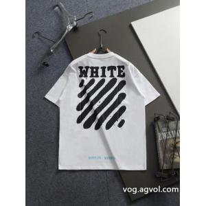 ブランド 激安Off-White限定品 人気No.1 26fw 質感に満足半袖Tシャツ
