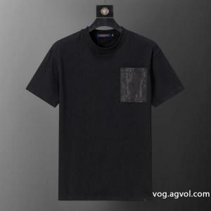LOUIS VUITTON半袖Tシャツブランド 品 激安 通販注目する憧れブランドの新作 トップスをインするスタイル 高評価の人気品 