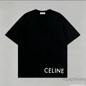 抜群の吸汗性 高品質限定アイテム 高感度アイテム偽物 ブランド 激安セリーヌ半袖Tシャツ